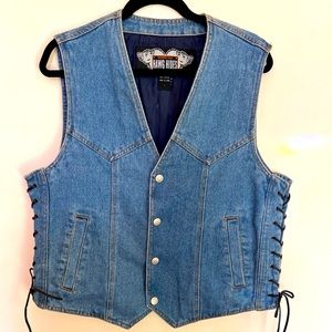 Vintage denim vest